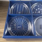 Mikasa Cheers Set Of 4 Glass Coasters Decorative Sw9 Made In France New