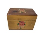 Vintage Recipe Box Grandma s Handwritten Clipped Typed Dessert Recipes Lot