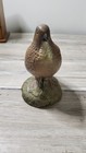 Vintage 1967 Holland Mold Ceramic Quail Figurine Hand Painted Bird As-is Repair