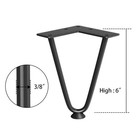 Smartstandard 6 Inch Heavy Duty Hairpin Furniture Legs  Metal Home Diy Projects