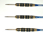 Steel Tip Darts  New 23 Gram Brass With Aluminum Spinning Shafts   3745