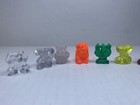 Lot Of Vintage Gogo s Crazy Bones Lot Of 10 Figures Clear Translucent Colors