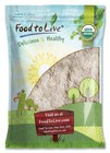 Organic Barley Flour - Non-gmo  Raw  Kosher  Great For Baking - By Food To Live