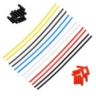 12pcs Plastic Protection Antenna Tube With Caps For Rc Cars Fpv Drone Black