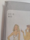 Dress Full Bra Top Slip Skirt Half 12 Simplicity 8862 Sewing Pattern Cut Vtg