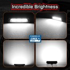 2x 8  120w Slim Flush Mount Cree Led Light Bar Pods Offroad Reverse Suv 4wd Utv