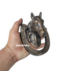 5  Inches Vintage Horse Head Brass Door Knocker Brass Door Bell Express Shiping