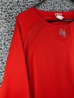 Rawlings Red Jersey Size Medium Long Sleeve St  Louis Sports Baseball