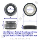 926255 Mechanical Wash Pump Motor Shaft Seal 12mm For 13mm Shaft Clenaware
