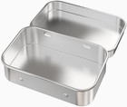 6 Pcs Metal Hinged Tin Box Container Mini Portable Small Storage Container Kit W