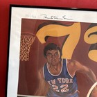 Framed 1973 Nba Champion New York Knicks 7 Autographs Lithograph  1973 W  Coa