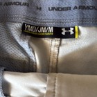 Under Armour Boys Ymd Khaki Cargo Athletic Shorts Loose Fit