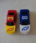 Artin Slot Car 2 Racing Car Set  3  8 Chevrolet Stock Cars Double Loop Challenge