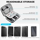 Lacdo Hard Drive Case For 2 5 Inch Portable External Hard Drive Hdd  Black