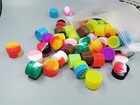 2ml Silicone Containers 100pcs Non-stick Wax Containers Multi Use Storage Jars 