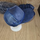 Vintage 80    90    S Corduroy Snapback Adj Hat Otto Royal Blue Rope Nos 1 Per