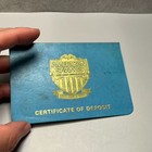 Vtg The American Savings   Loan Bank Passbook 1970s Closed Embossed Banking Prop