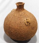 Antique Native American Paiute Bottle Basket Twined Willow Great Basin C1900