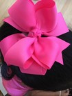   lot Of 20 Girl s 5    Inch Hairbows Hair Bows  -handmade Random Colors Kids Cute  