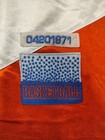 Delf  Hop Basketball Jersey New York 04201971 Orange Blue White Xl