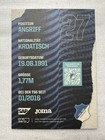Andrej Kramaric Hand Signed Tsg Hoffenheim Club Autograph Card 2020 2021 Rare