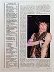Iggy Pop 1991 Vintage Magazine Article Poster Pinup Clipping brick By Brick Tour
