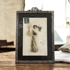 Vintage Silver-plated Frame   French Antique Postcard  Unique