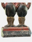 Antique Hubley Doorstop   272 Cast Iron Double Soldier Anne Fish