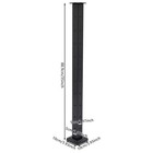 T-drilled Cable Railing Corner Post 35  Level Cable Railing Post  l w   5 5cm