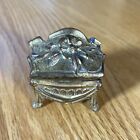 Antique Jb Jennings Bros Art Nouveau Jewelry Casket Footed Trinket Box Victorian