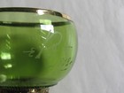 Antique 1903 Fair Souvenir Northwood Emerald Green Glass Cup -b-
