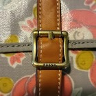 Fossil Coated Canvas Floral Crossbody Bag Purse