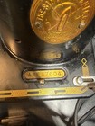 Vintage Singer Sewing Machine Af647604 Black Gold Electric Tested Working