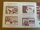 Vintage Elvis Presley Frankie And Johnny Movie Theater Pamphlet Badger 1960   s