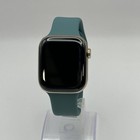 Apple Watch  series 10  42mm Gold Titanium W  Green Sport  lte  - Excellent