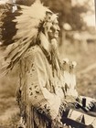 Original Native American Indian  standing Bear-sioux   Photograph  White Studio