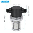 1 2  Male In-line Strainer 100 Mesh Stainless Steel Filter Screen Water Pump