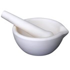 99  Alumina Corundum Mortar pestle Set - Lab Ceramic Grinding Bowl For Crushing