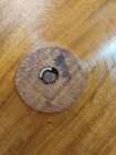 Vintage Round Wood Lidded Bowl Storage 11 Inch