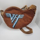 Vintage Canteen Leather 80 s Van Halen Bag -fan Handpainted- See Pics-