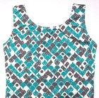 Motionwear Leotard Bodysuit Geometric Gymnastics Tactel Nylon Print New Women