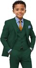 Boys Formal Suit Set Toddler Kids Slim Fit Tuxedo Suits For Teenage Boys 3pieces