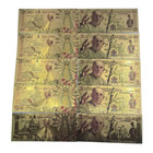 10 Pcs Italy Banknote Pope Francis Gold Banknotes Gives Fans Gifts Collection