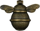 Bee Door Knocker For Front Door   Polished Solid Brass Bee   Brass Knockers Old 