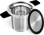 Stainless Steel Tea Infuser Steeper Strainer For Loose Leaf Tea  Fine Mesh Reusa