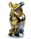 Gemstone 2 5  Blue   Red Pietersite Carved Crystal Owl  Realistic  Healing
