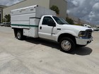 Ford F-550 7 3l Diesel Chipper Box Landscape Lawn Tree Dump Truck Only 71k Miles