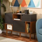 Baxton Studio Anderson Sideboard In Gray And Espresso