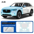 For Mazda Cx-90 2024-2026 Full Front Precut Paint Protection Film Gloss Ppf Tpu