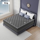 14 Inch King Size Mattress In A Box Gel Memory Foam Hybrid Spring Medium Firm